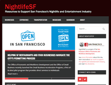 Tablet Screenshot of nightlifesf.org